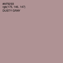 #AF9293 - Dusty Gray Color Image